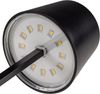 LED Tischleuchte 26cm, Schwarz 3xAAA Batterie, dimmbar, Licht Warmweiß Bild 2