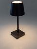 LED Tischleuchte 26cm, Schwarz 3xAAA Batterie, dimmbar, Licht Warmweiß Bild 5