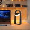 ZMH Dimmbare LED-Nachttischlampe – Kabellose Lampe mit modernem Akku, tragbares Stimmungslicht – Schwarz, 360 Grad drehbar, warmweiß, 3000 K, Nachtlicht – Schwarz Bild 3