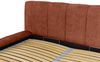 Polsterbett Doppelbett HAILEY 160x200cm Komplettset in Stoff Sometimes Rostbraun Bild 2
