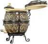 Tandoor Atlanta Lehmofen aus Schamott mit Zubehör Premium 9-teilig Bild 4