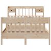 vidaXL Massivholzbett ohne Matratze 140x200 cm Kiefernholz 3323260 Bild 4
