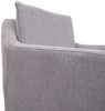 Barhocker HWC-H93, Barstuhl Tresenhocker, Fußablage Metall ~ Stoff/Textil hellgrau Bild 5