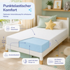 Arensberger Kindermatratze Babymatratze NORA | 80x160cm | Bezug waschbar & abnehmbar | punktelastischer Gelschaum | Jugendmatratze, allergikerfreundlich premium Bezug Bild 2