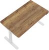 ASSMANN Elektrisch höhenverstellbarer Kinderschreibtisch JUNIOR Curved 140x80cm Eiche Tabak Signalweiß Metall Holz Bild 4