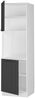 Herdumbauschrank Fame-Line Anthrazit Landhaus 60 cm offen Vicco Bild 4