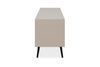 Finori Arona 57A Lowboard, sand / schwarz | Lowboard für Wohnzimmer | Maß: B x H x T ca. 175 x 50 x 38 cm | Lowboard mit 3 Klappen Bild 5