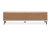 Finori Arona 57A Lowboard, sand / schwarz | Lowboard für Wohnzimmer | Maß: B x H x T ca. 175 x 50 x 38 cm | Lowboard mit 3 Klappen Bild 3