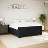 vidaXL Boxspringbett mit Matratze Schwarz 200x200 cm Samt 3285307 Bild 3