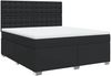 vidaXL Boxspringbett mit Matratze Schwarz 180x200 cm Kunstleder 3293032 Bild 3