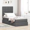 vidaXL Aufbewahrungsbett mit Matratze Dunkelgrau 100 x 200 cm 3371761 Bild 1