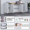 OTTO home Sideboard BOLSENA, Kommode, Schrank,Lowboard mit 6 Fächer und offenes Ablagefach (1 St), Breite 160 cm,stehend/hängend,Fronten Hochglanz lackiert,Made in Italy Bild 3