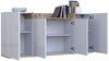 OTTO home Sideboard BOLSENA, Kommode, Schrank,Lowboard mit 6 Fächer und offenes Ablagefach (1 St), Breite 160 cm,stehend/hängend,Fronten Hochglanz lackiert,Made in Italy Bild 4