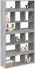 Raumteiler, Bücherregal Grau Sonoma 100 x 33 x 187,5 cm Holzwerkstoff Bild 3