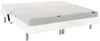 Vente-unique - ETHER Bett Holz, PlatteStoff Weiß - B 80 cm160 cm x H 14 cm35 cm x L 200 cm Bild 4