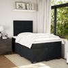 vidaXL Boxspringbett mit Matratze Schwarz 120x190 cm Samt 3293160 Bild 4