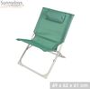 Sunnydays 49 x 62 x 61 cm Strandstuhl mit integriertem Kissen Strandhocker Campingstuhl Klappstuhl Faltstuhl Bild 1