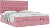 vidaXL Ottoman-Bett mit Matratzen Rosa 160x200 cm Samt 3313789 Bild 5