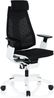 hjh OFFICE High End Bürostuhl GENIDIA PRO WHITE Netzstoff Schwarz Bild 5