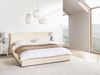 Bett mit Stauraum LAVAUR Bouclé Beige 180 x 200 cm Bild 3