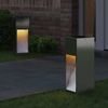 vidaXL Solar LED Wegeleuchte 2 pcs Silber Galvanisiert 879714 Bild 3