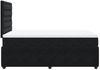 vidaXL Boxspringbett mit Matratze Schwarz 120x190 cm Samt 3292300 Bild 5