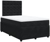 vidaXL Boxspringbett mit Matratze Schwarz 120x190 cm Samt 3292300 Bild 2