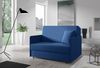 Zweiersessel ASTRA II, 2-Sitzer Schlafsofa, Jugendsofa mit Schlaffunktion, ausziehbare Couch, mit Bettkasten, inkl. Kissen, Kronos 09, 85 x 97 x 120 cm Bild 2