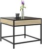 vidaXL Couchtisch mit Infinity-LED Sonoma-Eiche 50x50x41 cm 847678 Bild 5