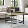vidaXL Couchtisch mit Infinity-LED Sonoma-Eiche 50x50x41 cm 847678 Bild 4
