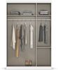rauch Frieda, Kleiderschrank im Landhausstil, 3-türig, 2 Schubladen, mit 2 Kleiderstangen und 2 Einlegeböden, Farbe Beige, BxHxT 136x203x56cm Bild 5