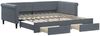 vidaXL Tagesbett Ausziehbar mit Schubladen Dunkelgrau 100x200 cm Samt 3197827 Bild 2