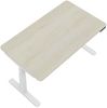 ASSMANN Elektrisch höhenverstellbarer Kinderschreibtisch JUNIOR Curved 140x70cm Eiche Polar Signalweiß Metall Holz Bild 4