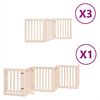 vidaXL 15-tlg. Hundetor mit Tür Faltbar 750 cm Pappelholz 3155643 Bild 2