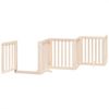 vidaXL 15-tlg. Hundetor mit Tür Faltbar 750 cm Pappelholz 3155643 Bild 4