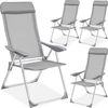 tectake Gartenstuhl 4er Set Gartenstuhl (4er Set, 4 St), klappbar Bild 4