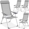 tectake Gartenstuhl 4er Set Gartenstuhl (4er Set, 4 St), klappbar Bild 5