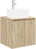 vidaXL Badezimmerschrank-Set 5 pcs Sonoma-Eiche Holzwerkstoff 3406449 Bild 5