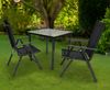 VCM Gartenmöbel-Set Miami 915312 Anthrazit H. 76 x B. 80 x T. 80 cm Bild 4