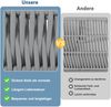 Merax Gartenlounge-Set, 5-Sitzer Gartenmöbel-Set Sitzgruppe mit Verstellbaren Füßen, Grau Bild 5