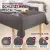 Beautex Tischdecke Lurex Tischdecke Weihnachten, Silber Gold glänzend, Weihnachtstisch (1-tlg) Bild 3