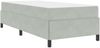 vidaXL Bettrahmen mit Matratze Hellgrau 80 x 200 cm Stoff 3399024 Bild 4