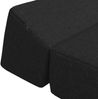 vidaXL Klappsofa Bett Schwarz 120 x 60 x 49 cm Stoff 900036 Bild 5