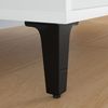 vidaXL Möbelbeine 12 pcs Schwarz 54,1 x 54,1 x 100 mm Eisen 864779 Bild 3