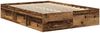 Einzelbettgestell Design für Erwachsene ohne Matratze Altholz-Optik 120x200cm Holzwerkstoff d3944e Bild 4
