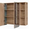 Spiegelschrank Karen Sonoma/Blau 80 x 75 cm mit Spiegel Vicco Bild 5