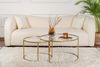 Skye Decor Couchtisch Aurum (Set, 2-St, 2 Tische), Runde Glasplatten Bild 2