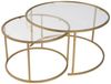 Skye Decor Couchtisch Aurum (Set, 2-St, 2 Tische), Runde Glasplatten Bild 5