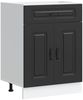 vidaXL Küchenunterschrank Kalmar Schwarz Holzwerkstoff 853488 Bild 2