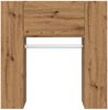 vidaXL Flurschrank Artisan-Eiche 97,5x37x99 cm Holzwerkstoff 857038 Bild 4